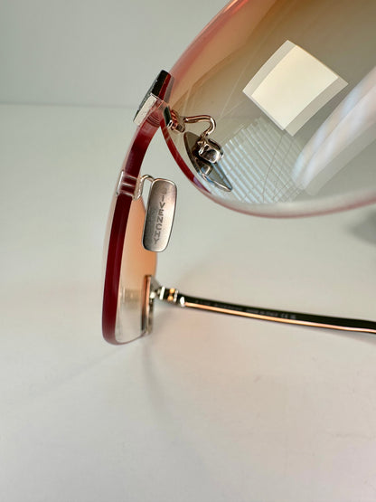 Givenchy 4G Unisex Mask Shield Sunglasses - Light Orange