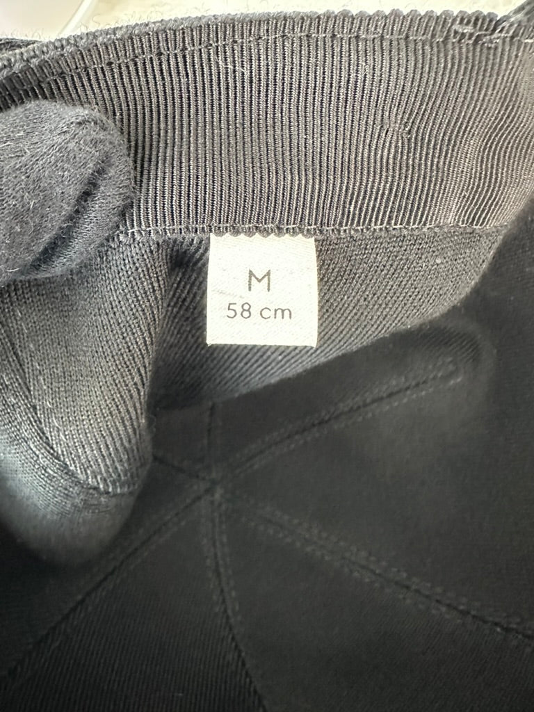 Gucci Wool Embroidered - Size M (58cm) - Black Logo Baseball Hat