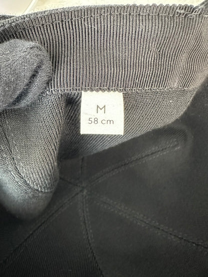 Gucci Wool Embroidered - Size M (58cm) - Black Logo Baseball Hat