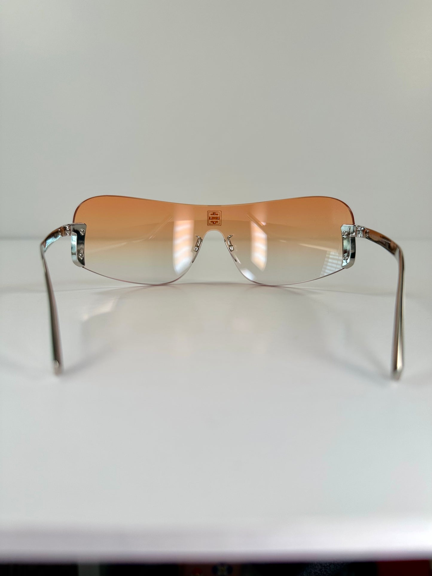 Givenchy 4G Unisex Mask Shield Sunglasses - Light Orange