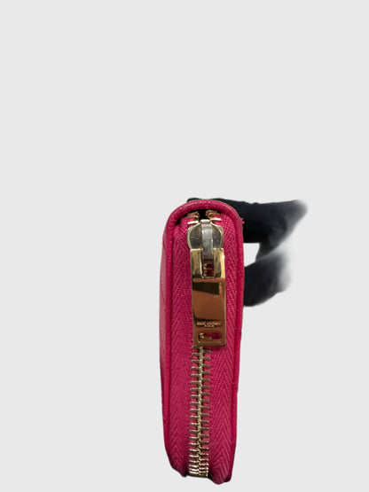 YSL Saint Laurent Cassandre Long Zip Wallet