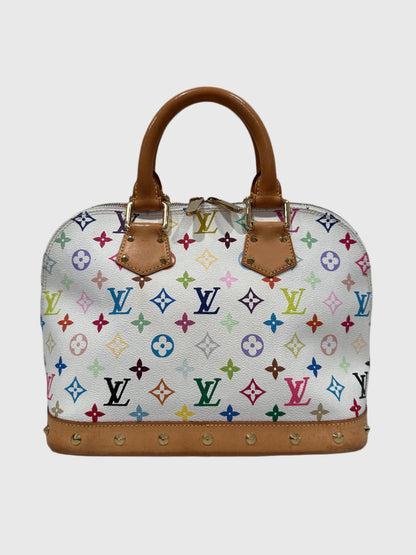 Louis Vuitton White Multicolor Murakami Alma PM