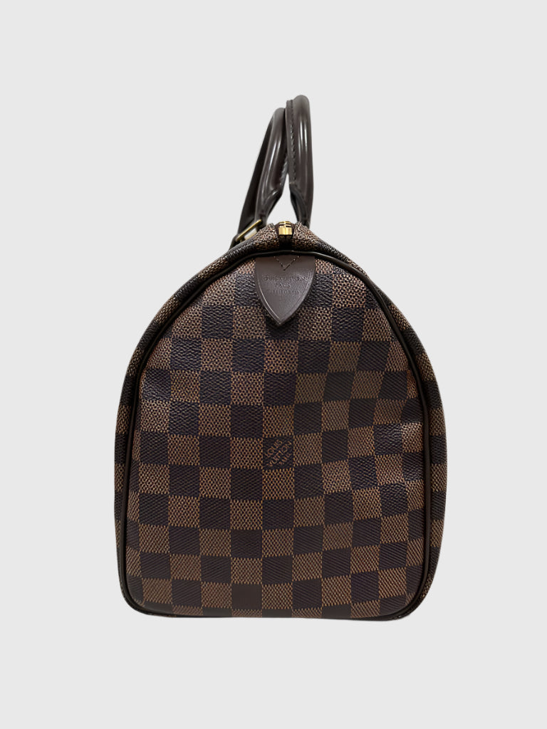 Louis Vuitton Brown Damier Ebene Speedy 30 Handbag