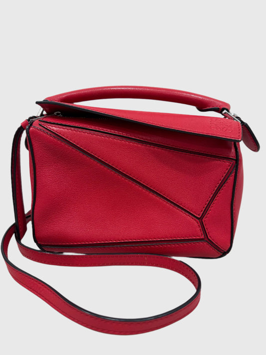 Loewe Leather Puzzle Bag - Mini