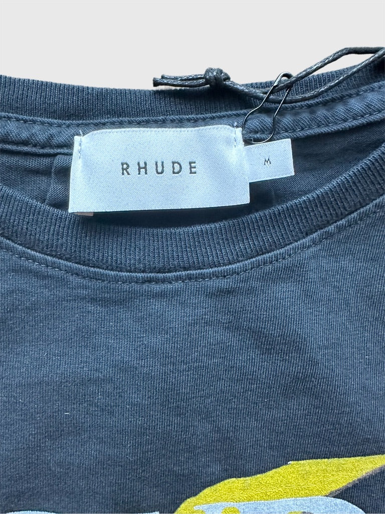 Rhude Men's Medium Vintage Black A Perfect Day Tee