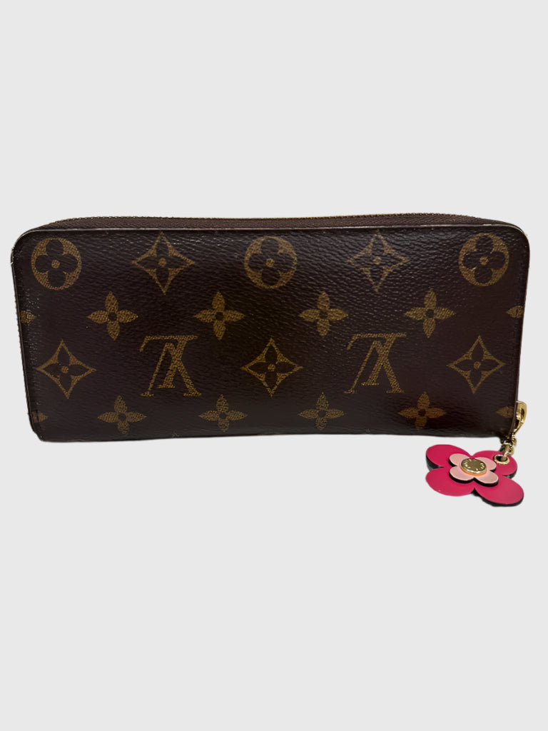 Louis Vuitton Monogram Clemence Long Zip Wallet