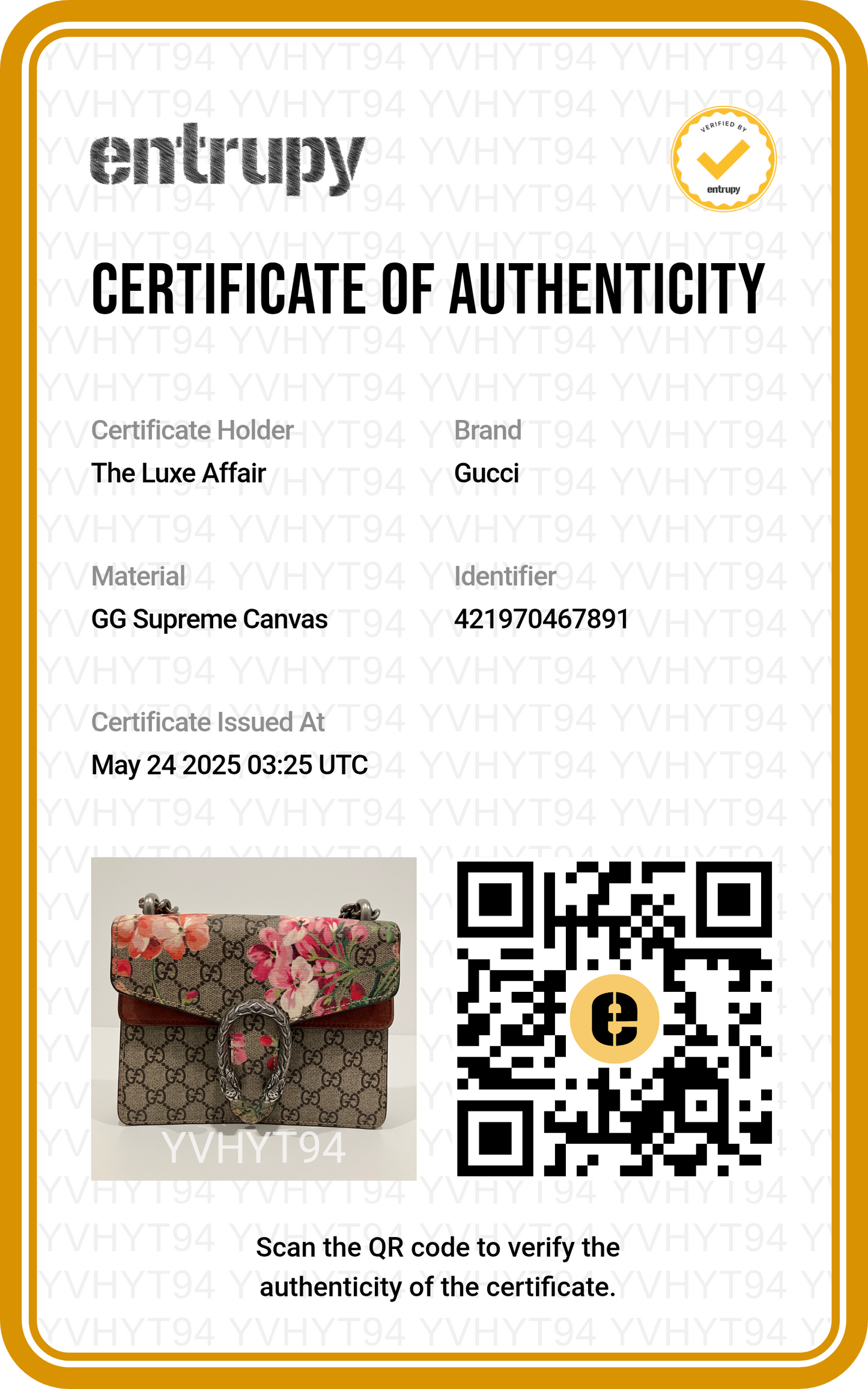 Gucci GG Supreme Red Pink Blooms Floral Dionysus Mini Bag