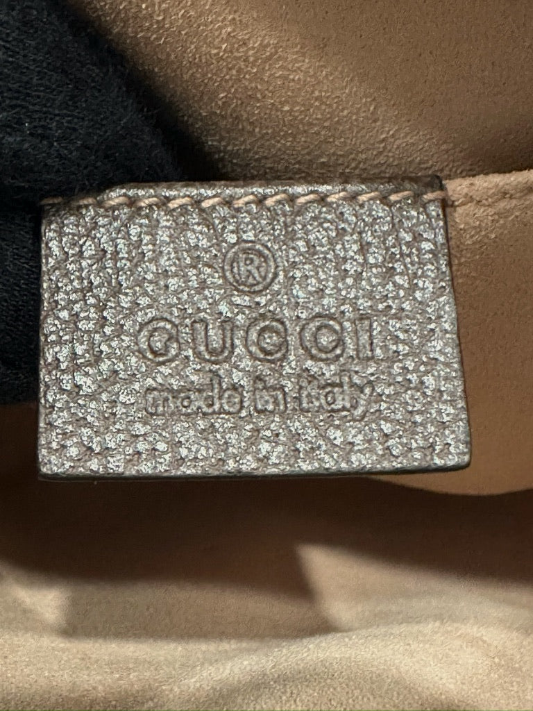 Gucci GG Supreme Ophidia Brown Canvas Medium Belt Bag
