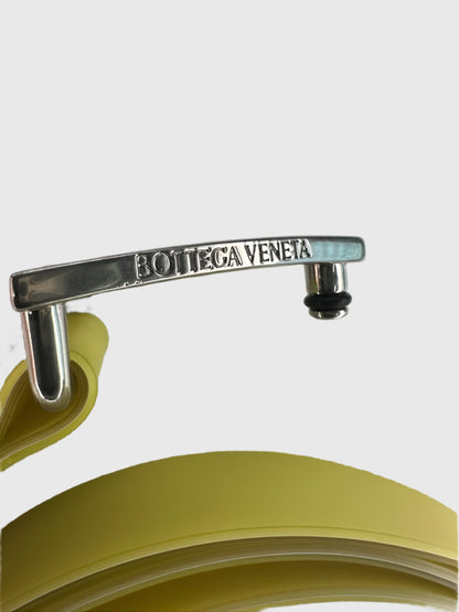 Bottega Veneta - Size 80cm (32in) Cintura Double Gummy Matt triangle Belt -  Fluorescent Yellow