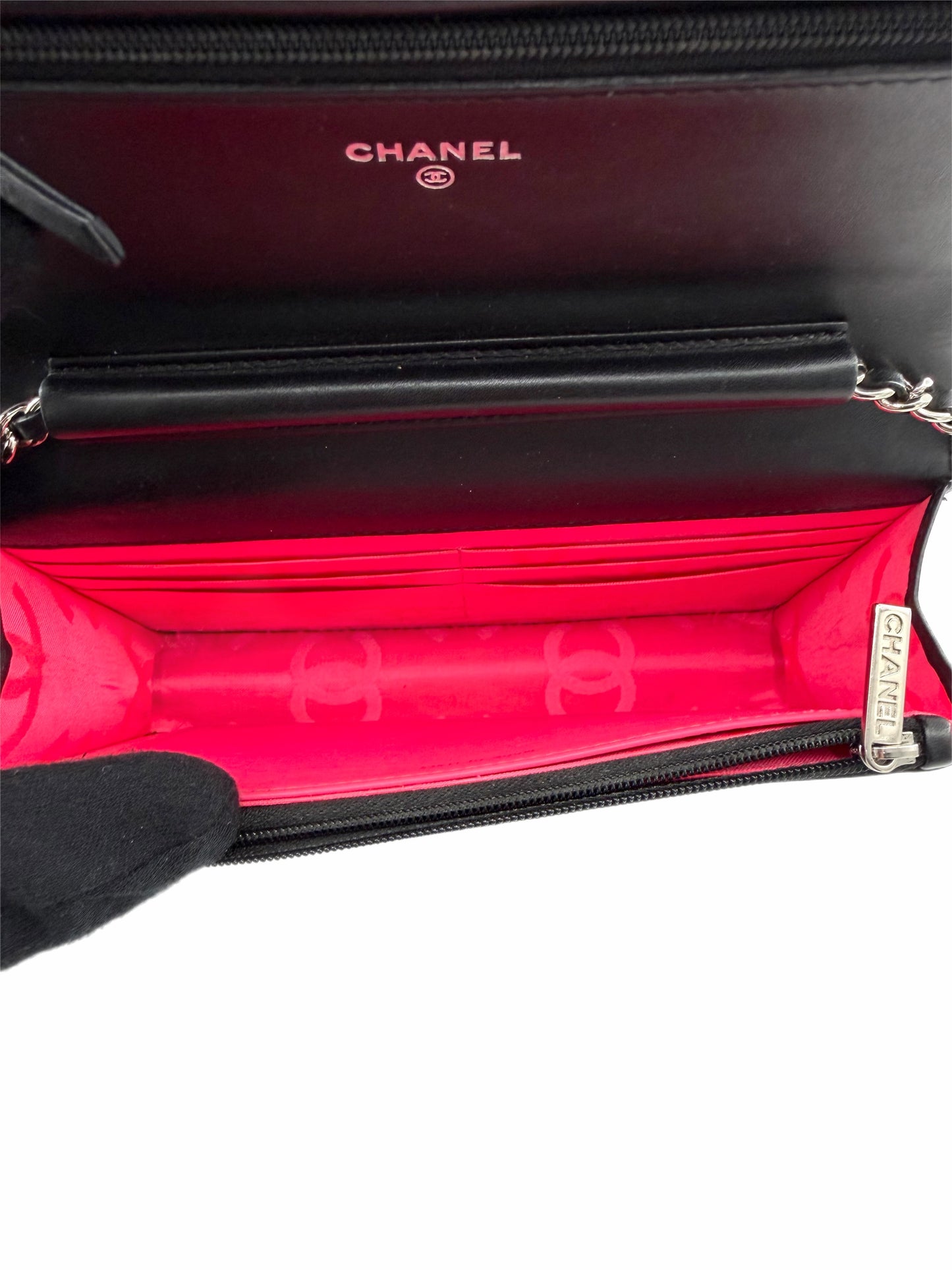 Chanel Cambone Lambskin CC Crossbody Wallet on Chain