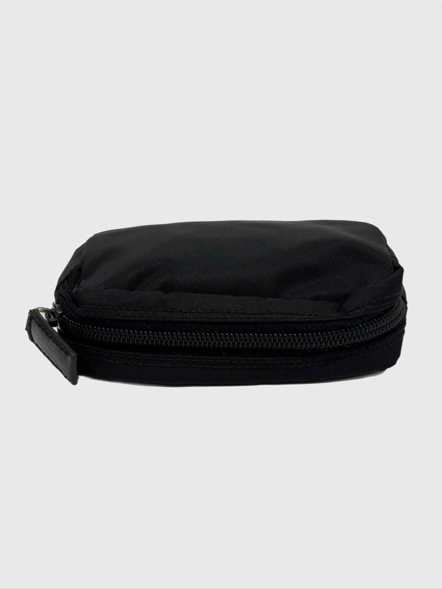 Prada Black Nylon Cosmetic Tech Pouch - Mini