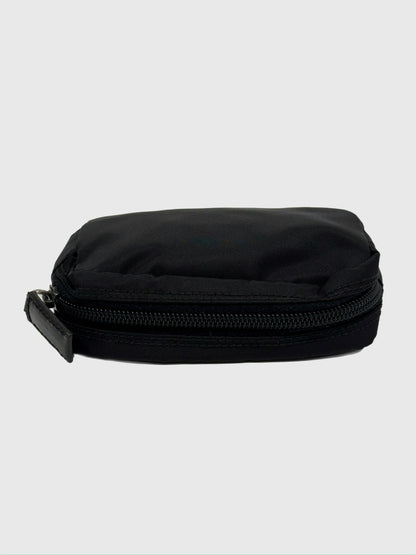 Prada Black Nylon Cosmetic Tech Pouch - Mini