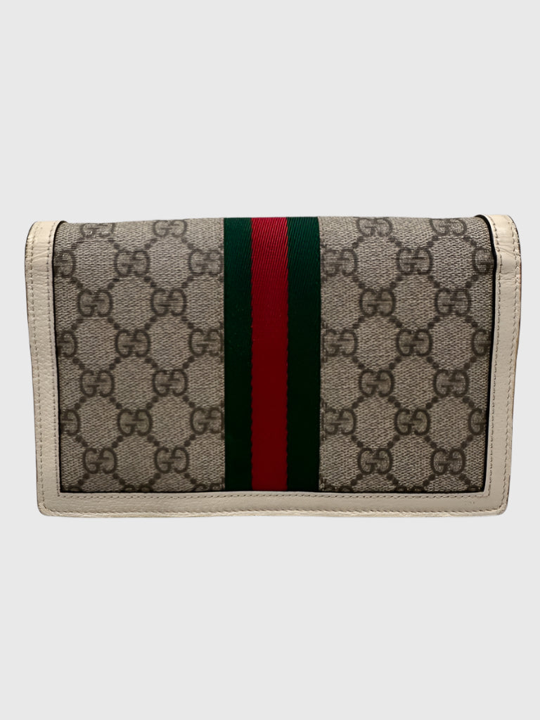 Gucci Queen Margaret Bee Crossbody Wallet on Chain WOC
