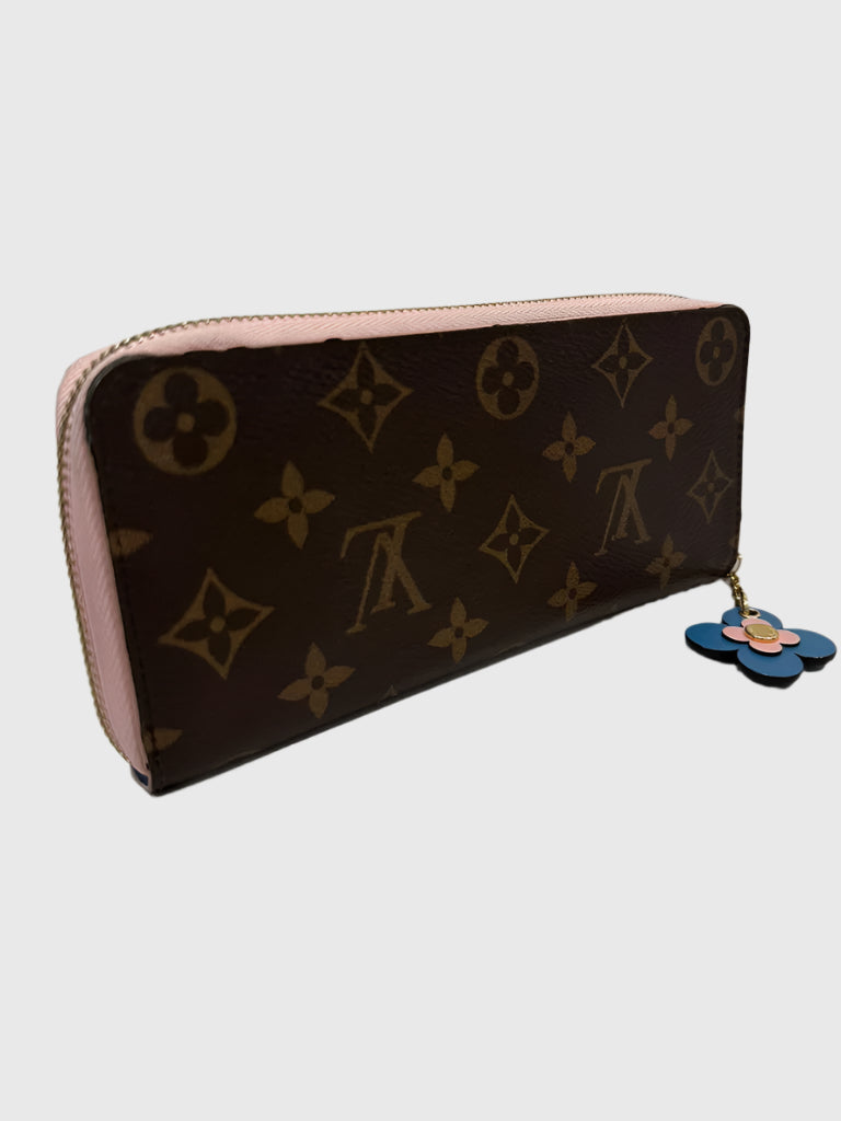 Louis Vuitton Monogram Clemence Long Zip Wallet