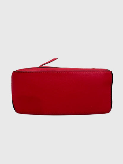 Loewe Puzzle Red Mini Leather 2 Way Crossbody Bag