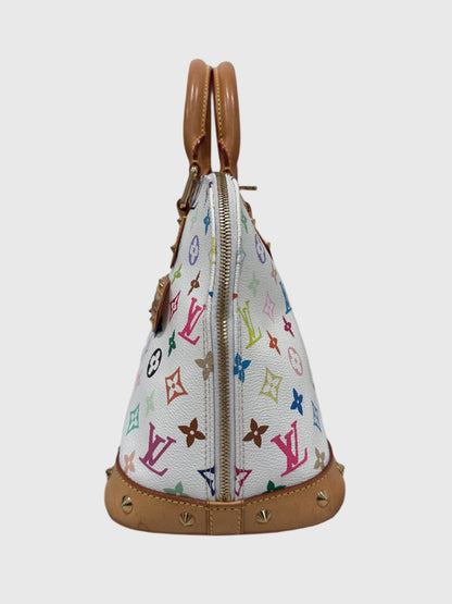 Louis Vuitton White Multicolor Murakami Alma PM