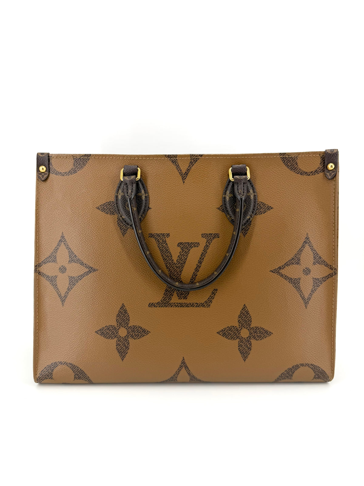 Pre-owned Louis Vuitton OnTheGo Reverse Monogram MM Tote Bag