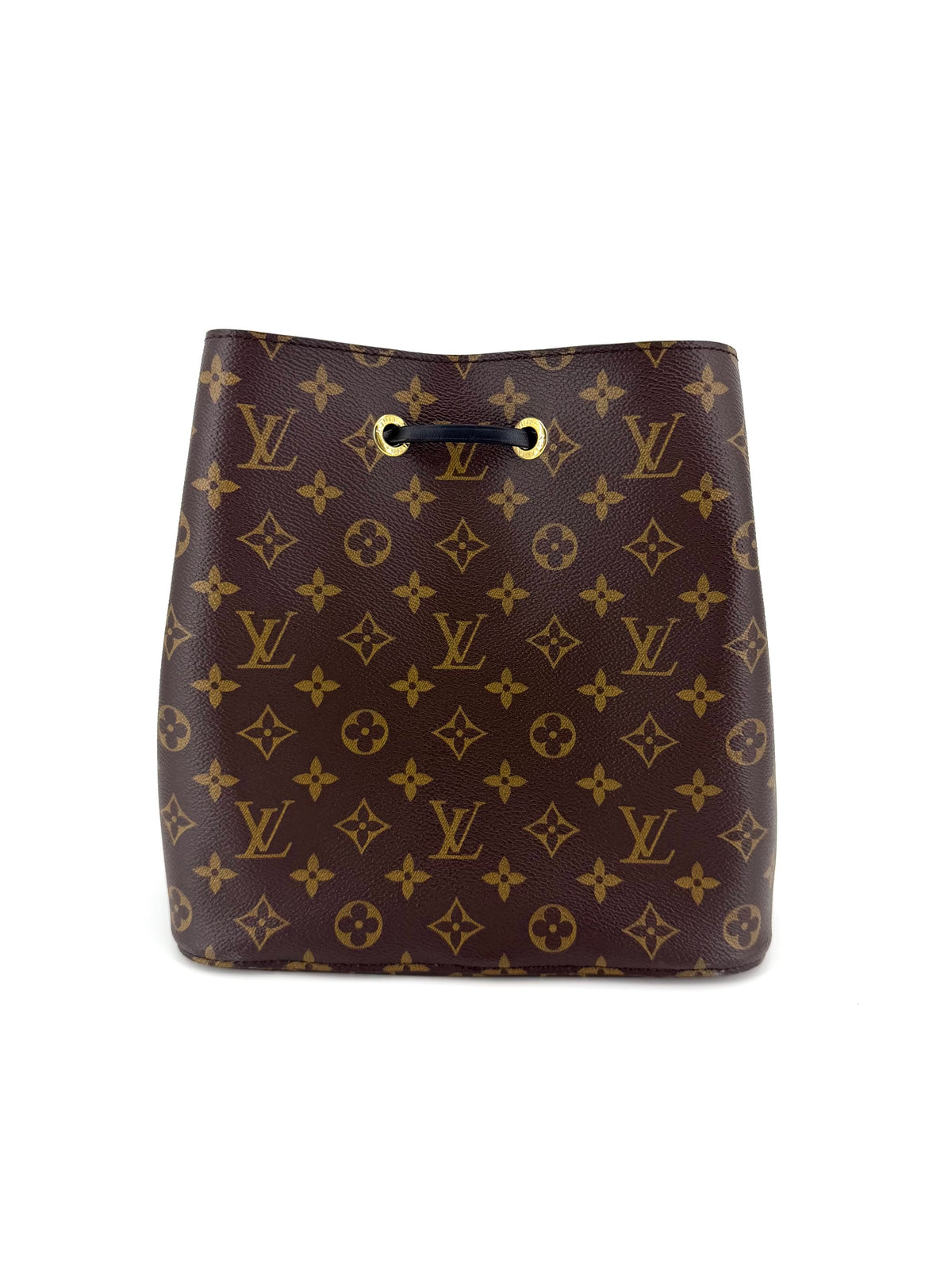 Pre-Owned Louis Vuitton Néonoé MM Monogram Canvas Bucket Bag Black Trim