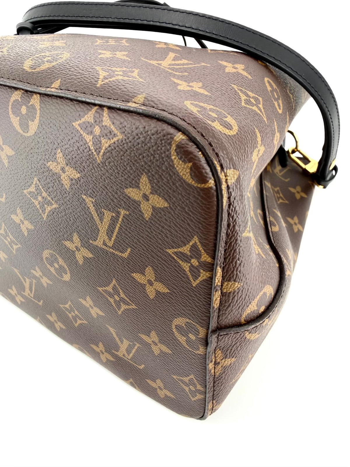 Pre-Owned Louis Vuitton Néonoé MM Monogram Canvas Bucket Bag Black Trim