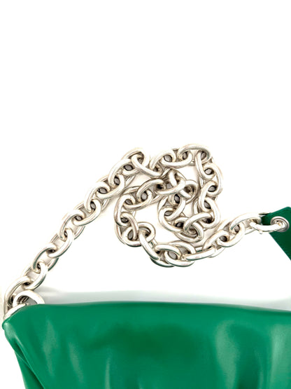 Pre-Owned Bottega Veneta The Chain Calfskin Pouch Shoulder Bag