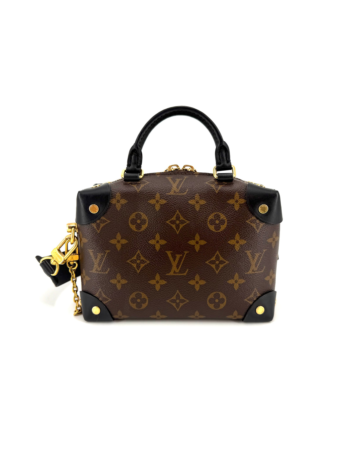 Pre-Owned Louis Vuitton Petite Malle Souple Monogram Trunk Bag