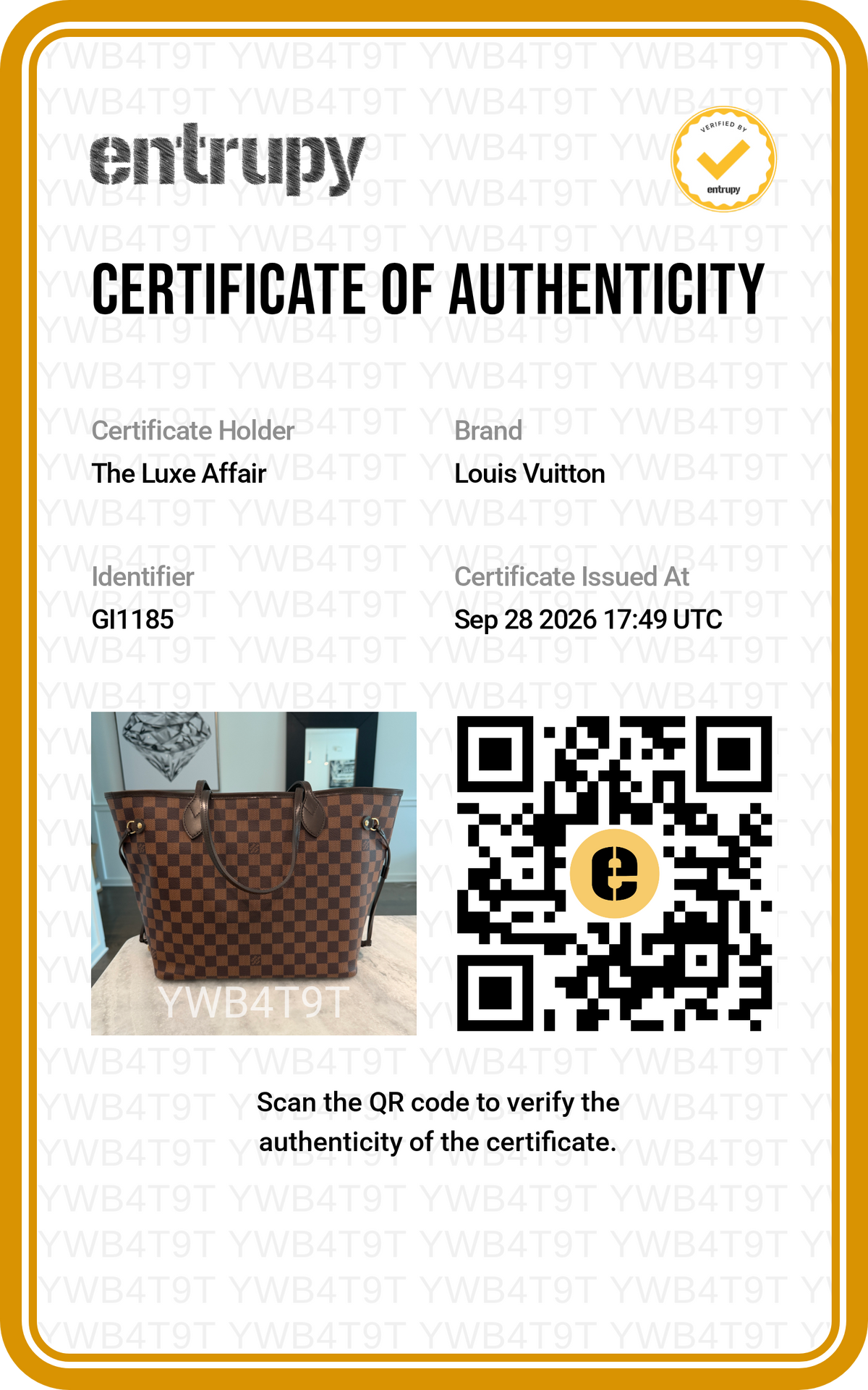 Pre-owned Louis Vuitton Neverfull MM Damier Ebene Bag with Pouch