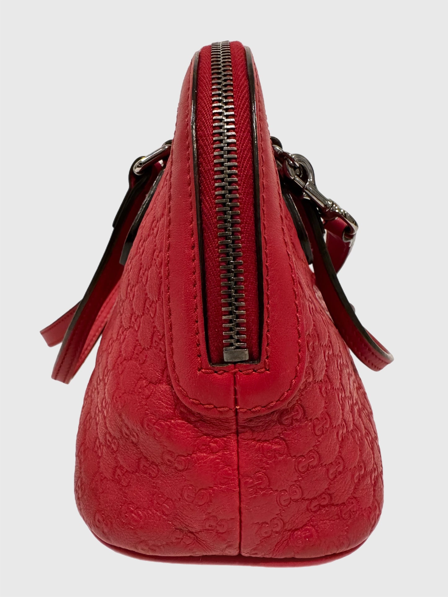 Gucci Red Microguccissima GG Mini Dome Cross Body Bag