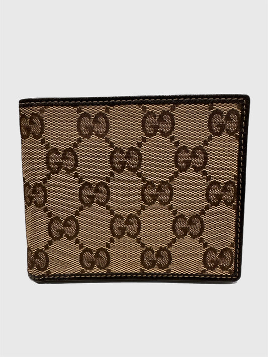 Gucci Original Supreme GG Canvas Bifold Wallet