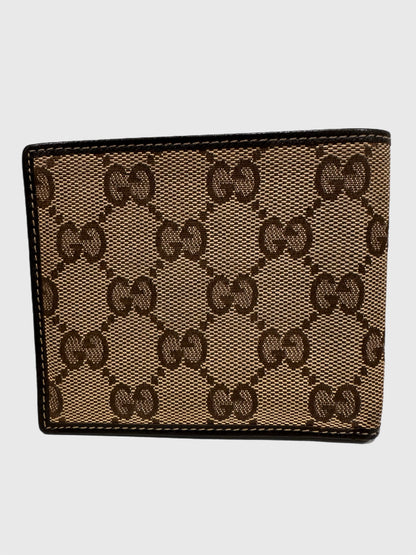 Gucci Original Supreme GG Canvas Bifold Wallet