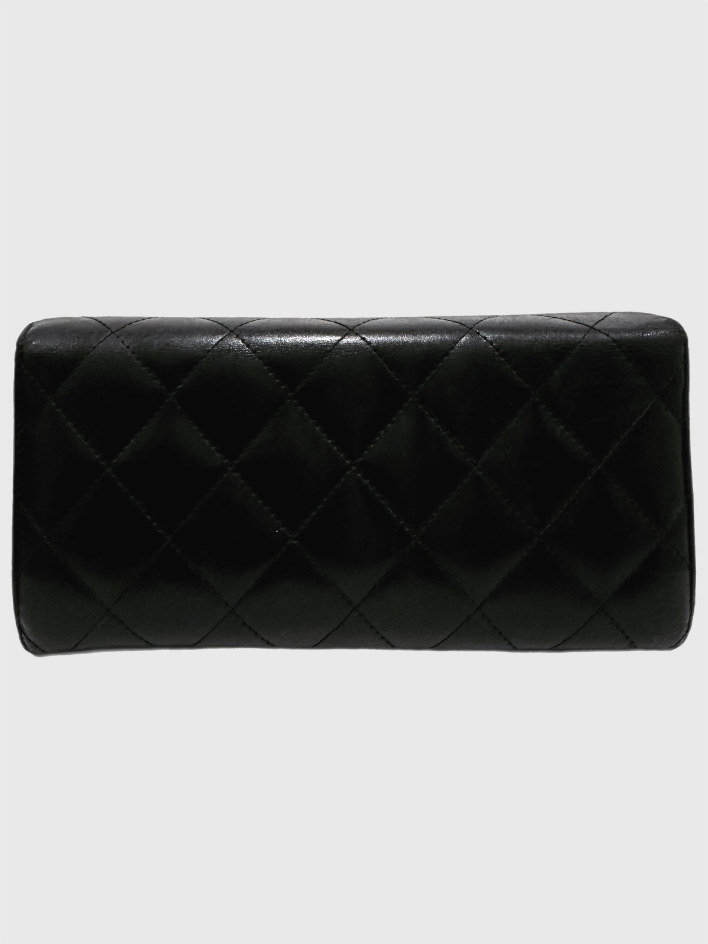 Chanel Cambon Quilted Lambskin Long Wallet