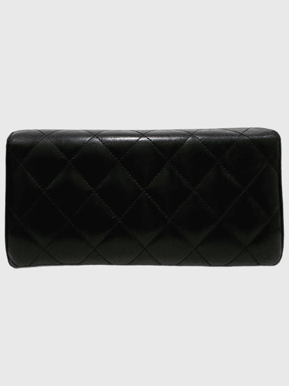 Chanel Cambon Quilted Lambskin Long Wallet