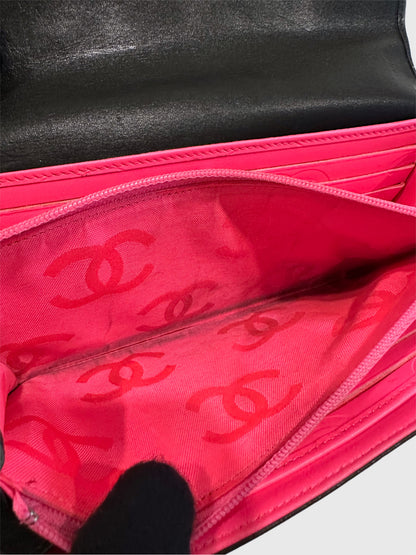 Chanel Cambon Quilted Lambskin Long Wallet