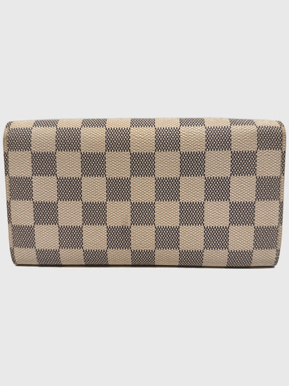 Louis Vuitton Sarah Wallet Damier Azure