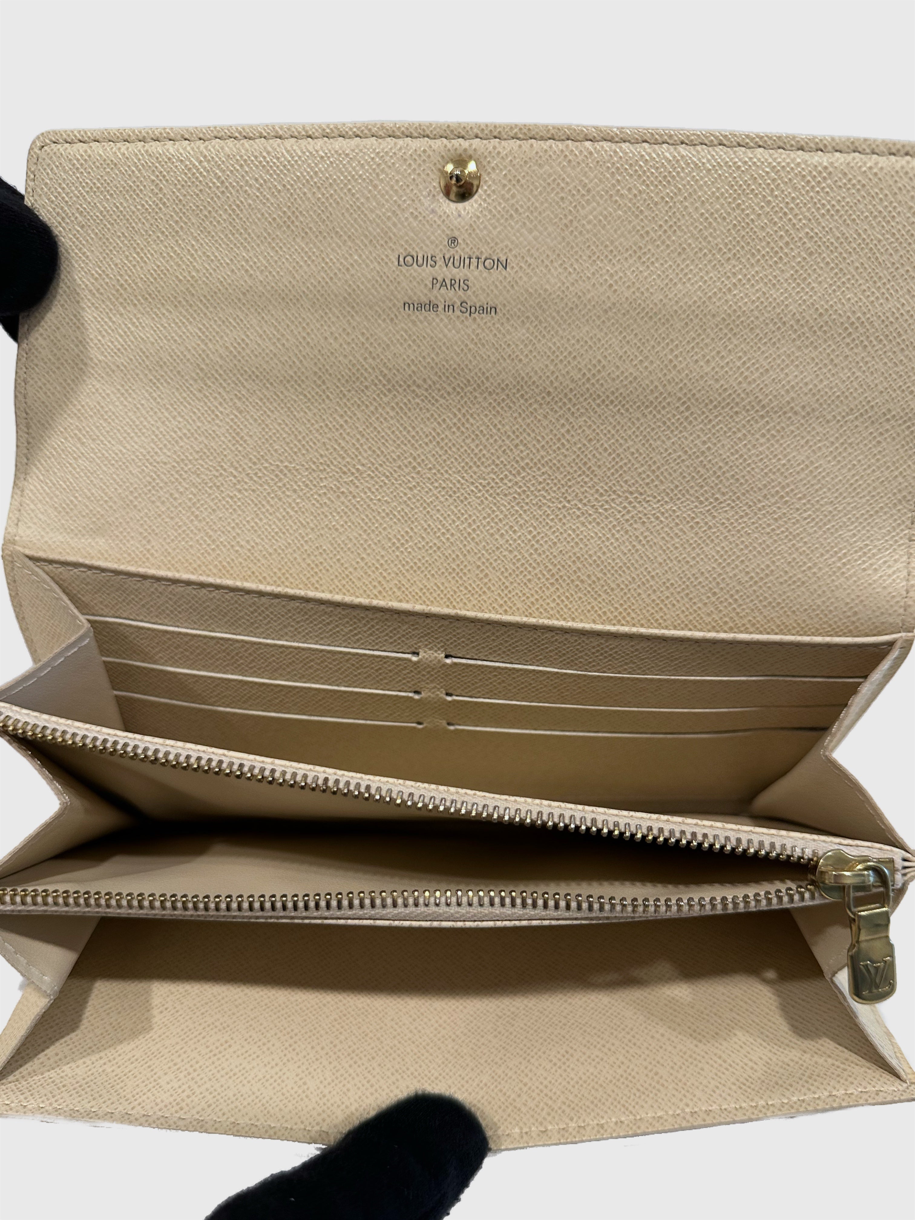 Louis Vuitton Sarah Wallet Damier Azure