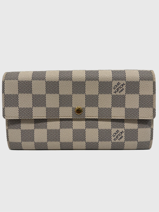 Louis Vuitton Sarah Wallet Damier Azure