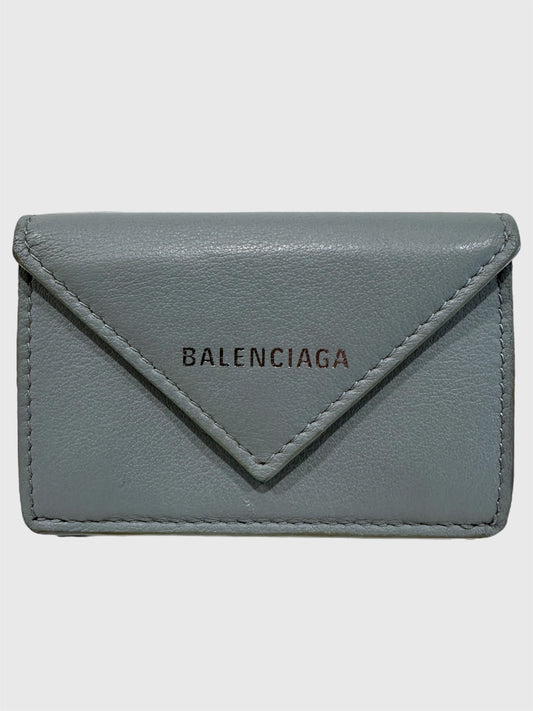 Balenciaga Leather Compact Wallet