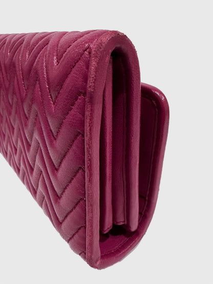 Miu Miu Matelasse Leather Wallet