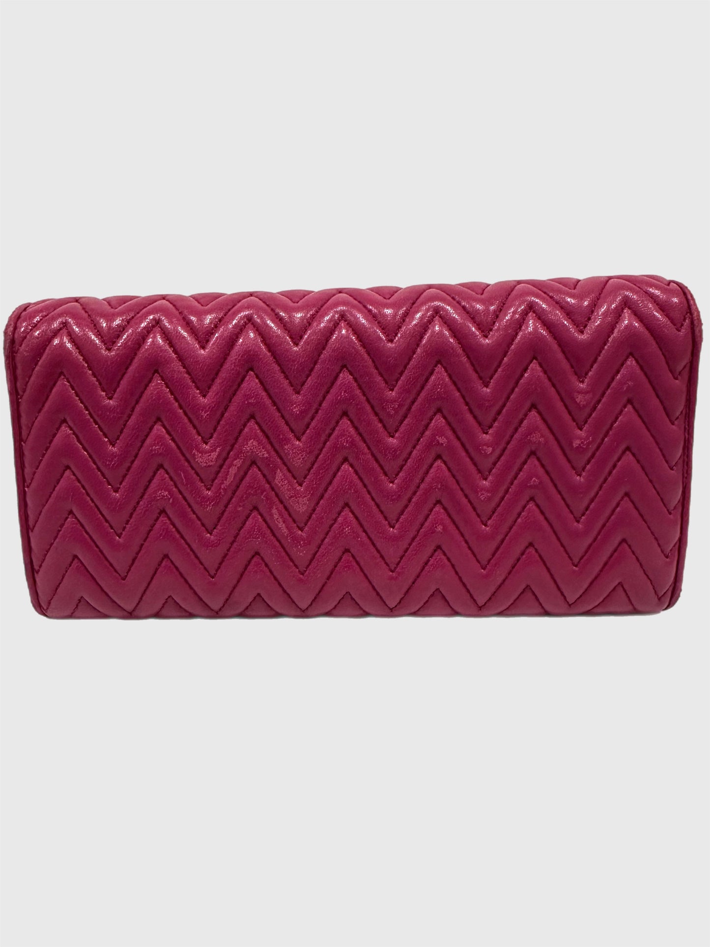 Miu Miu Matelasse Leather Wallet