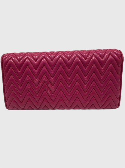Miu Miu Matelasse Leather Wallet