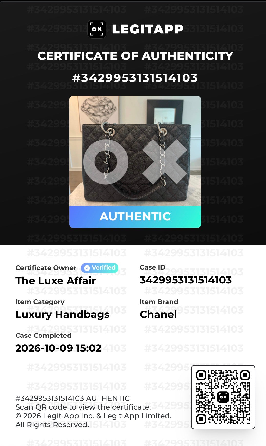 Pre-Owned Chanel GST Grand Shopping Tote Black Quilted Caviar Leather Silver Hardware