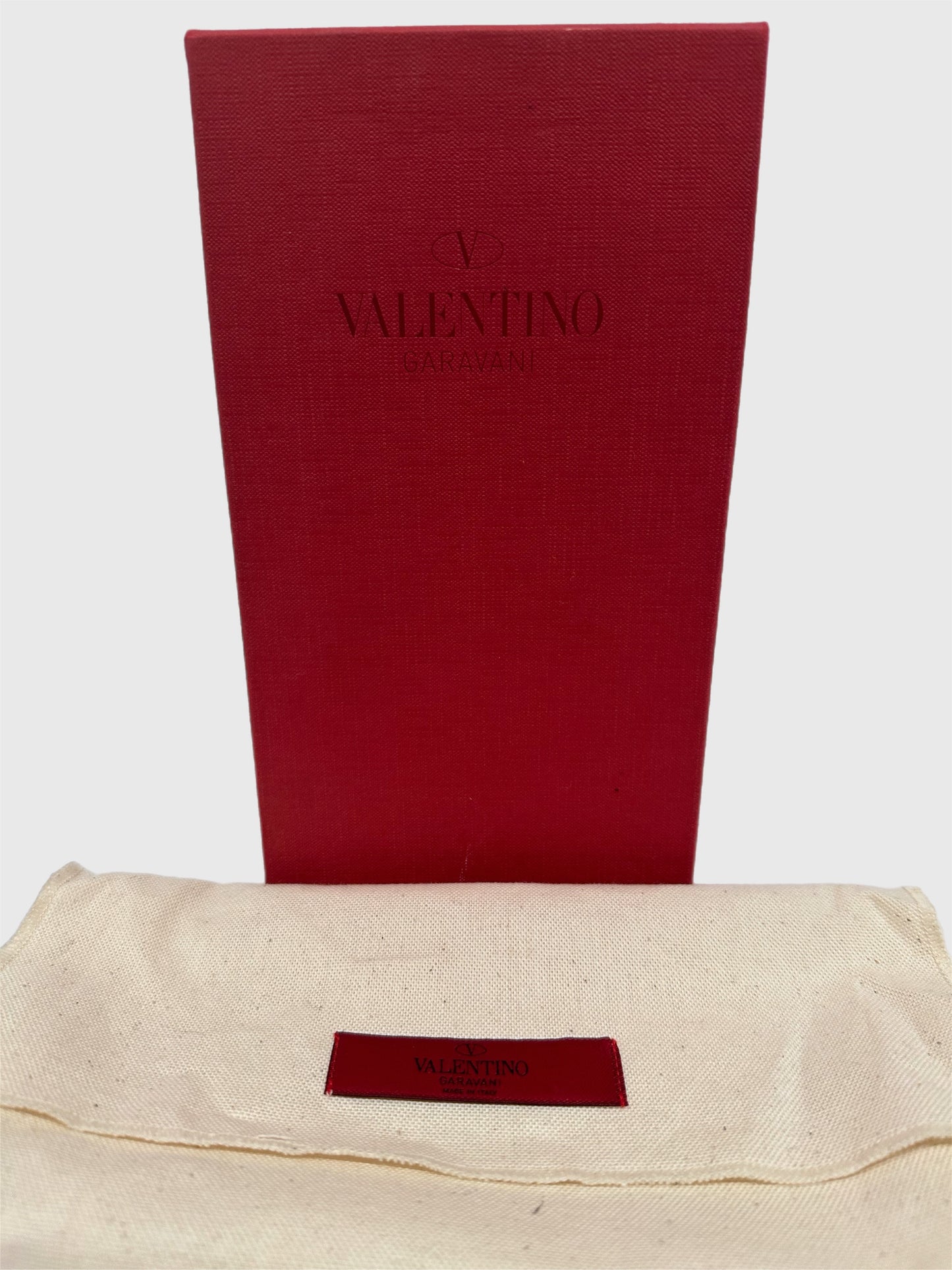 Valentino Rockstud Wristlet Travel Wallet