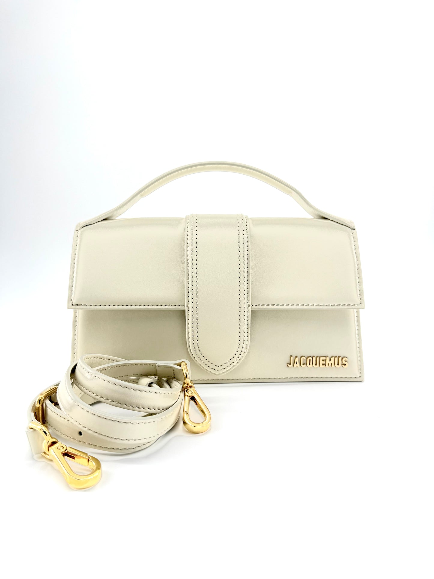Jacquemus Bambino Leather Top Handle Crossbody Bag