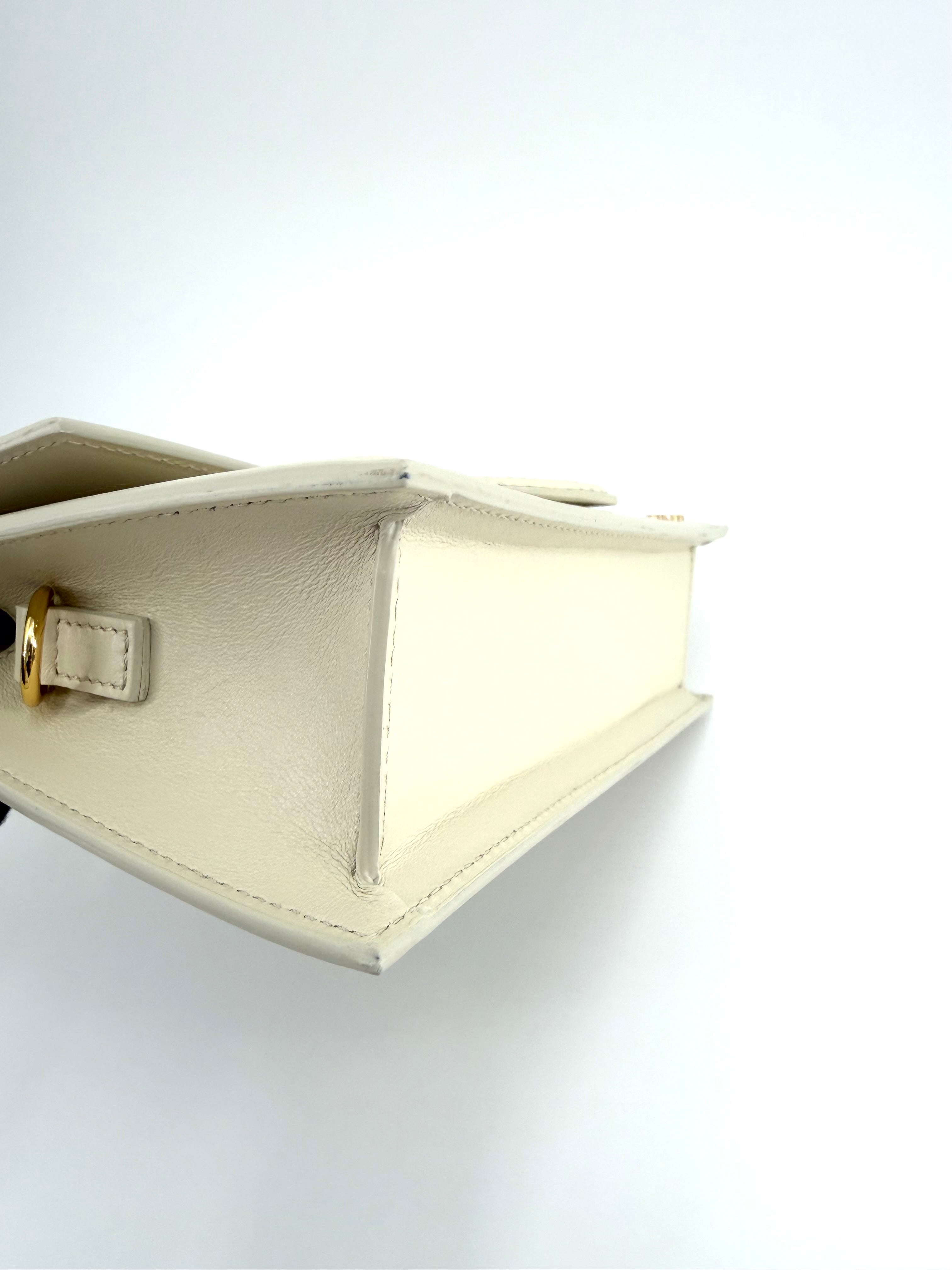 Jacquemus Bambino Leather Top Handle Crossbody Bag