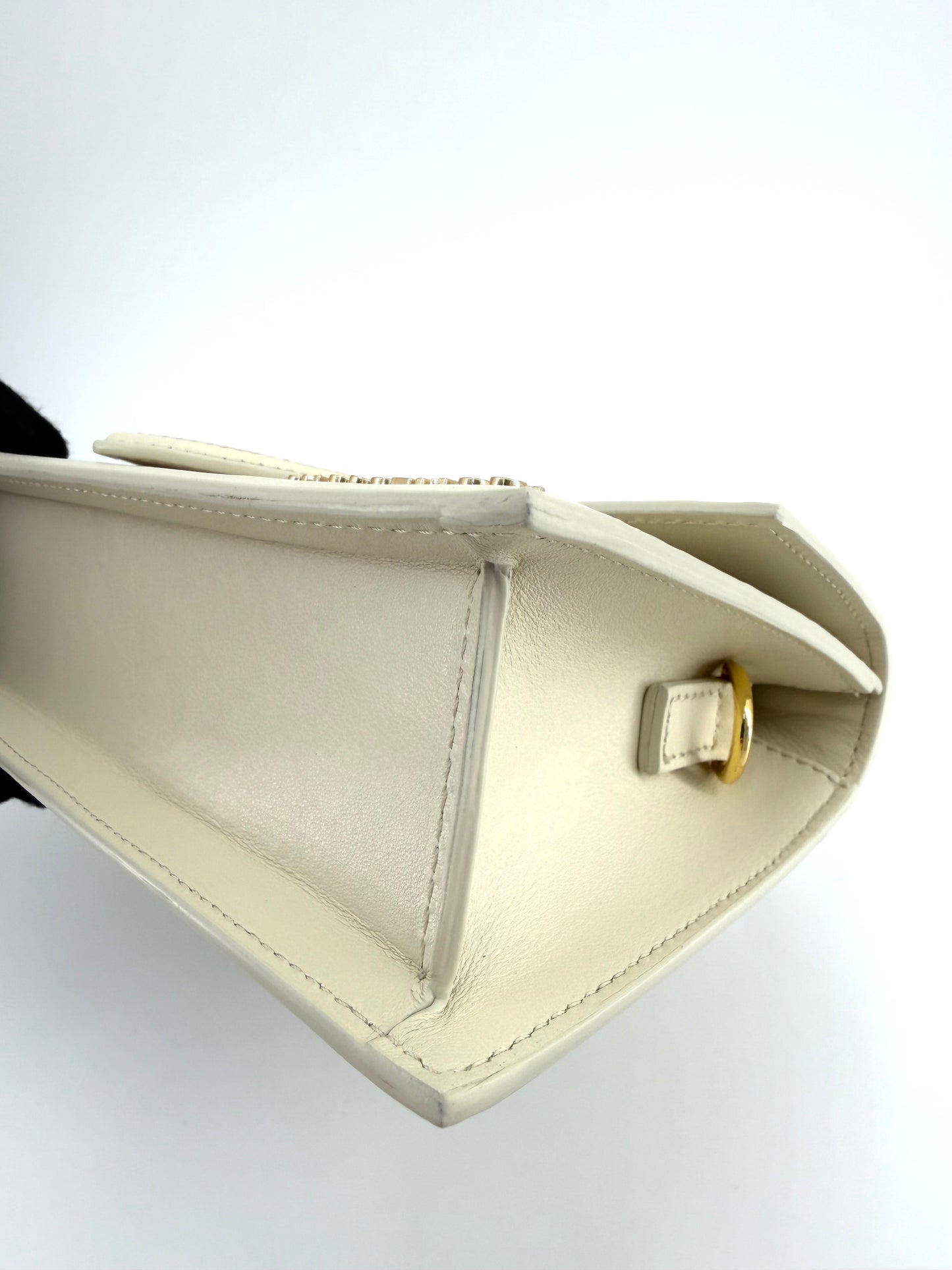 Jacquemus Bambino Leather Top Handle Crossbody Bag