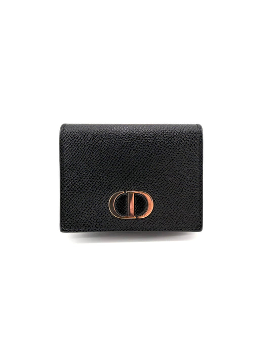 Christian Dior Leather Trifold Compact Wallet