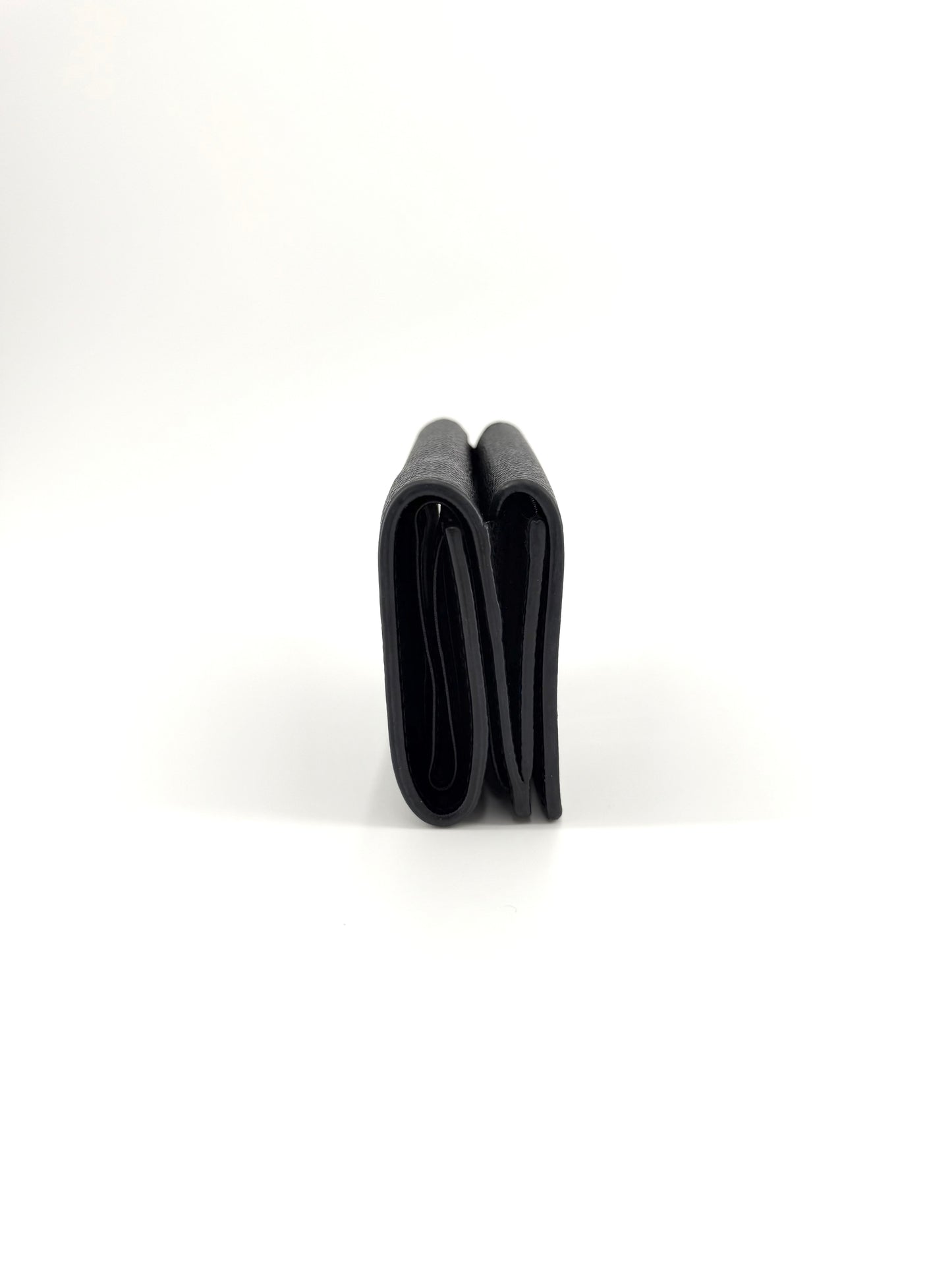 Christian Dior Leather Trifold Compact Wallet