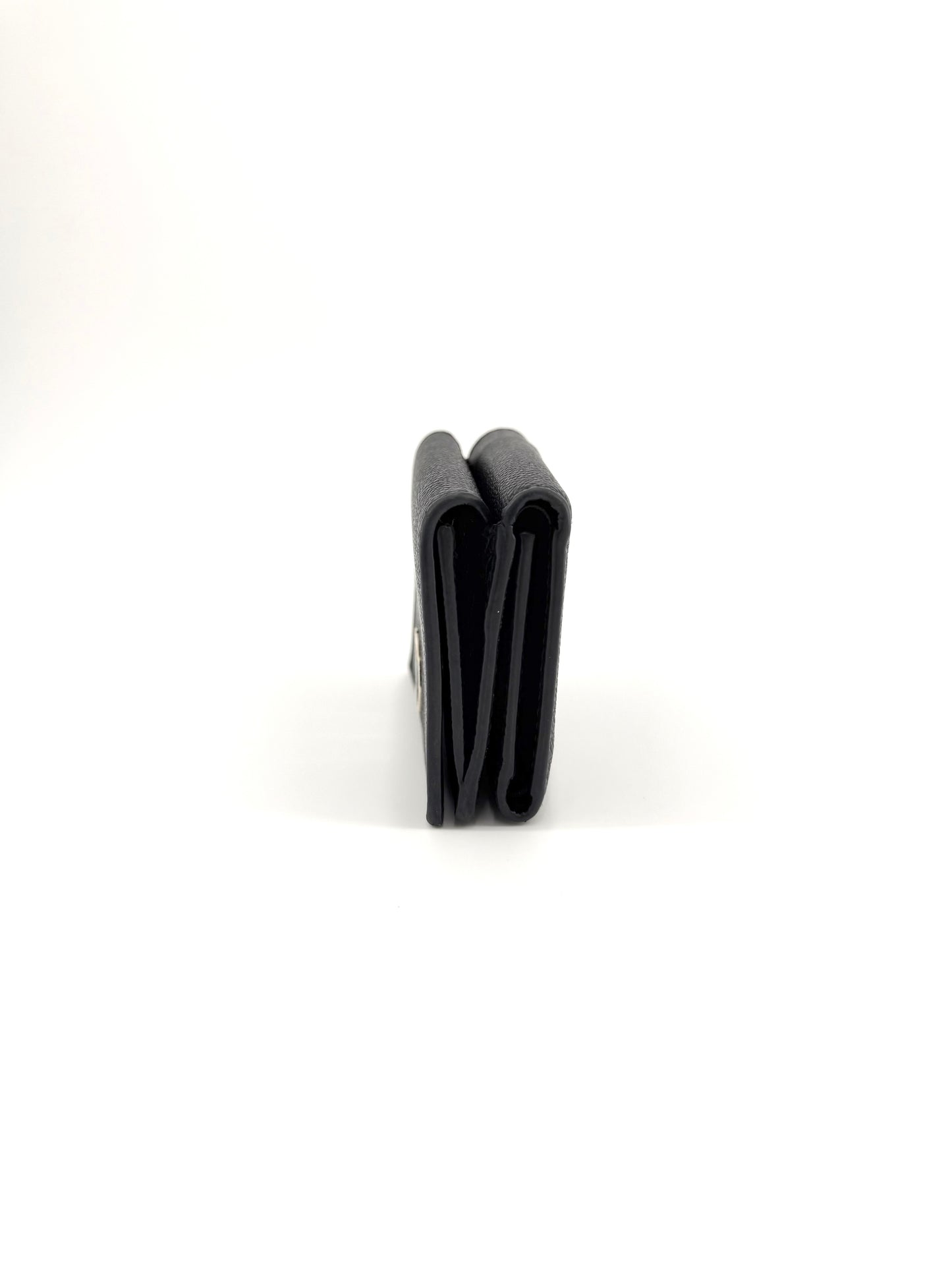 Christian Dior Leather Trifold Compact Wallet