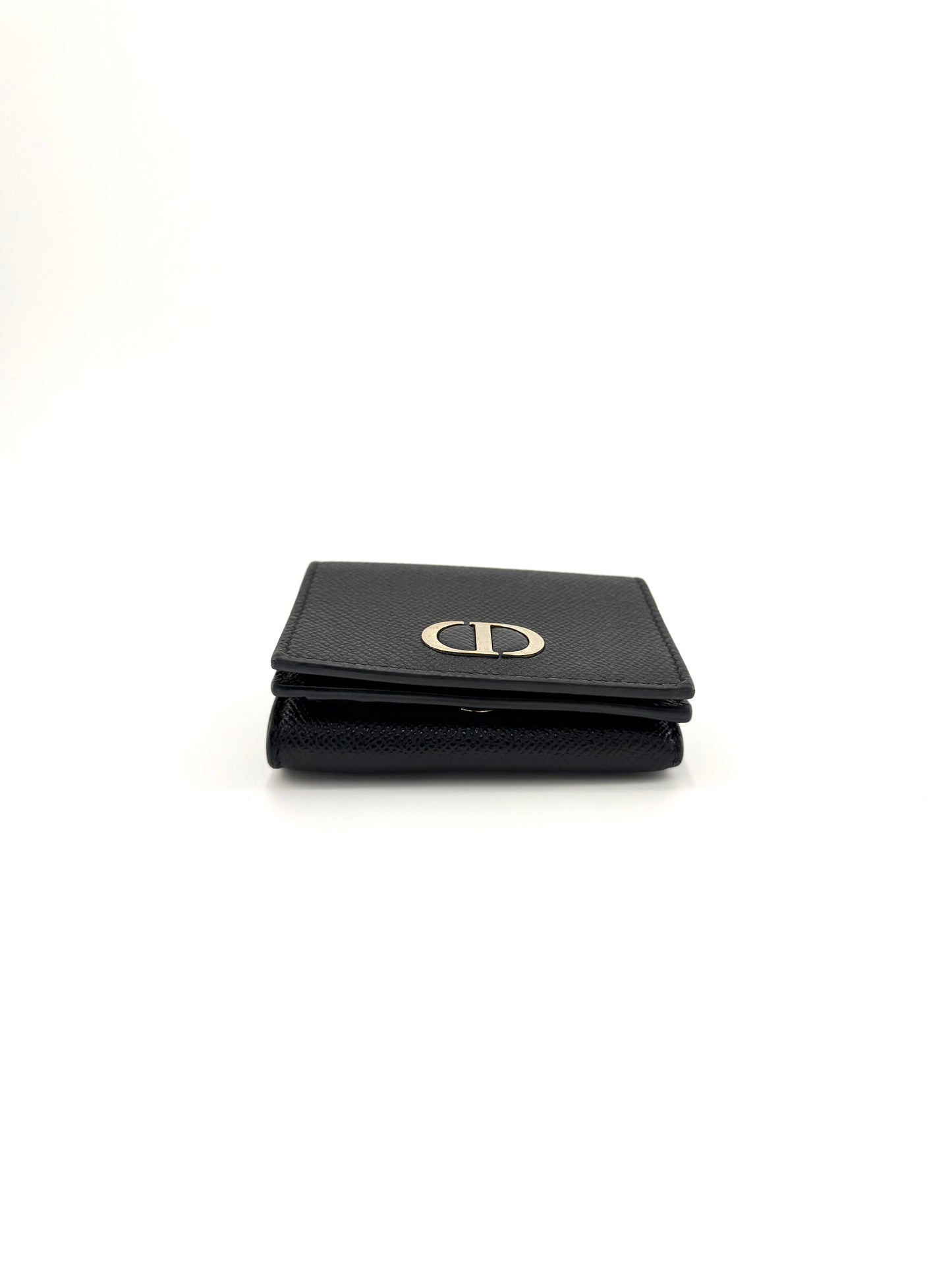 Christian Dior Leather Trifold Compact Wallet