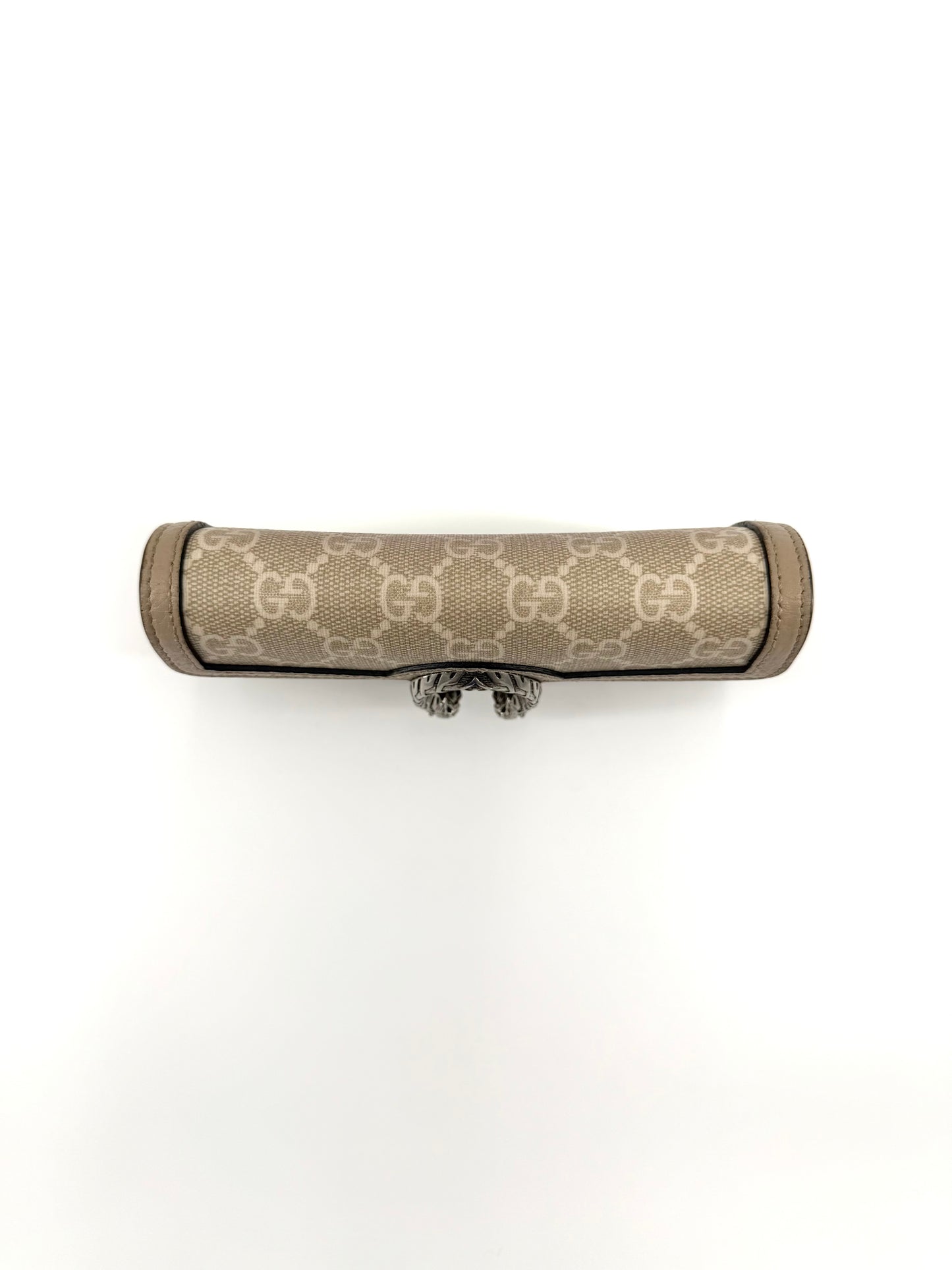 Gucci Dionysus GG Beige Canvas and Leather Mini Crossbody Bag