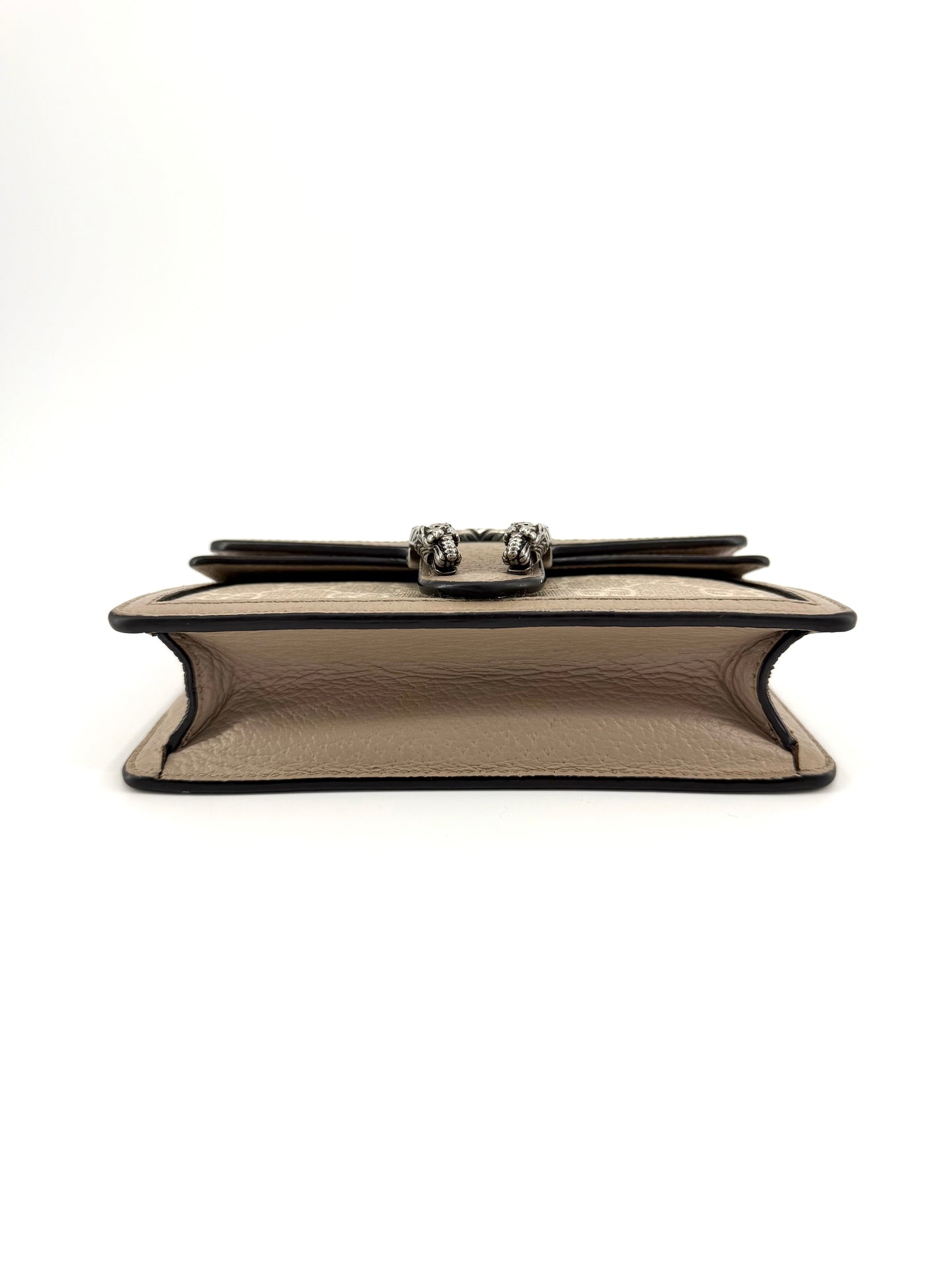 Gucci Dionysus GG Beige Canvas and Leather Mini Crossbody Bag